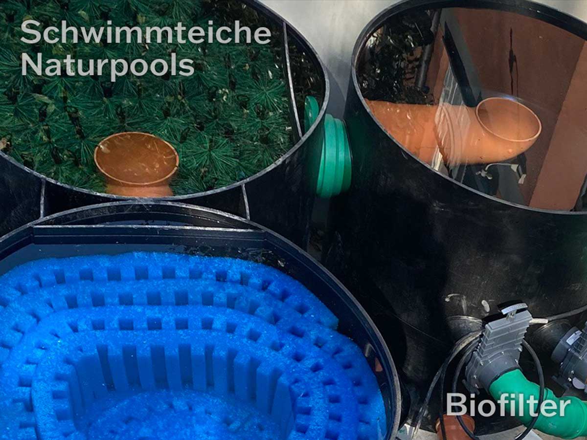 Schwimmteiche Naturpools Biofilter